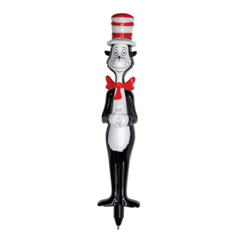 New Dr Seuss Cat in the Hat Character Pen - Black White Red